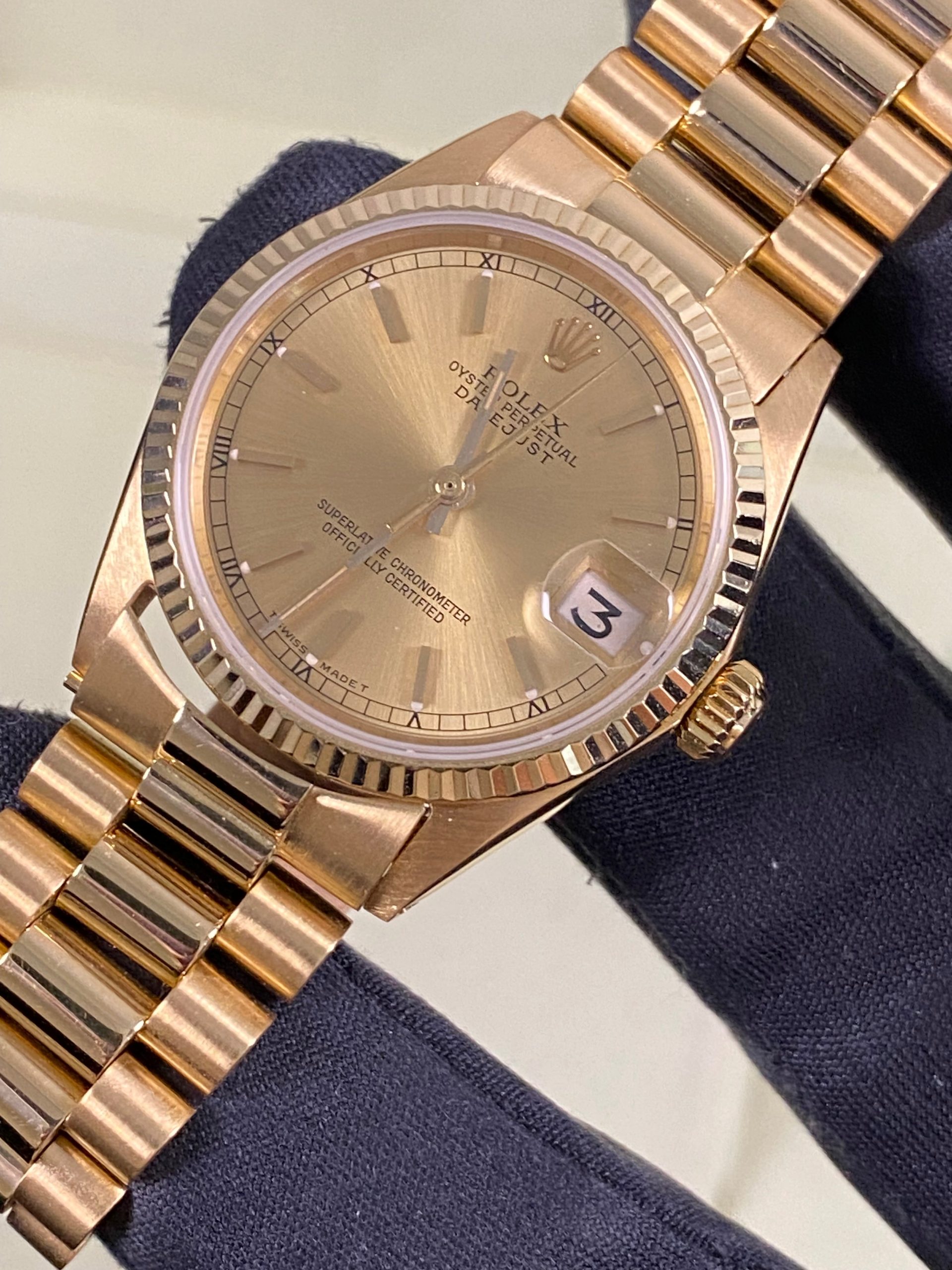Rolex Datejust 31 - 1967 - Champagne Index Dial - President Bracelet - 6827