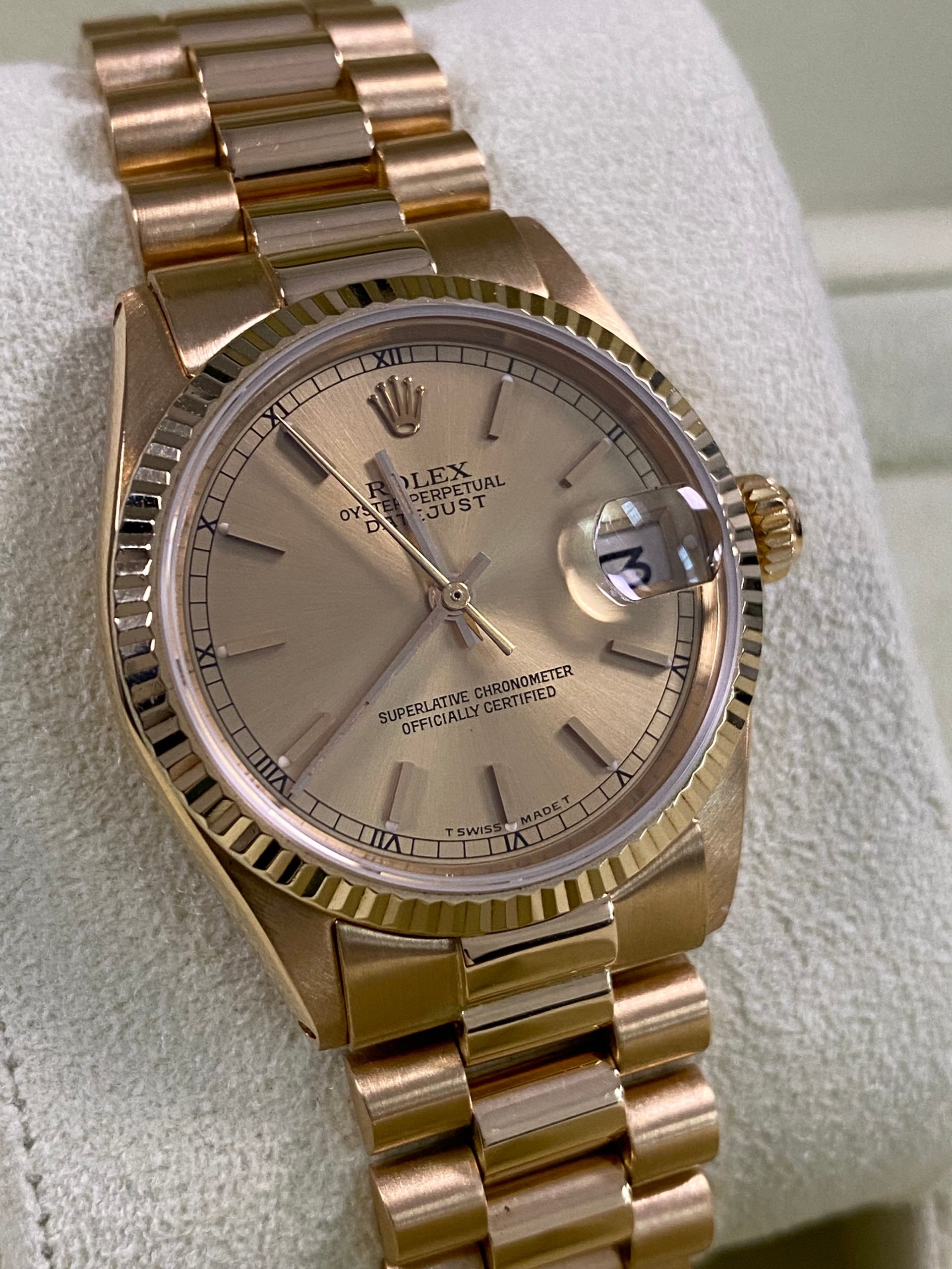 Rolex Datejust 31 - 1967 - Champagne Index Dial - President Bracelet - 6827
