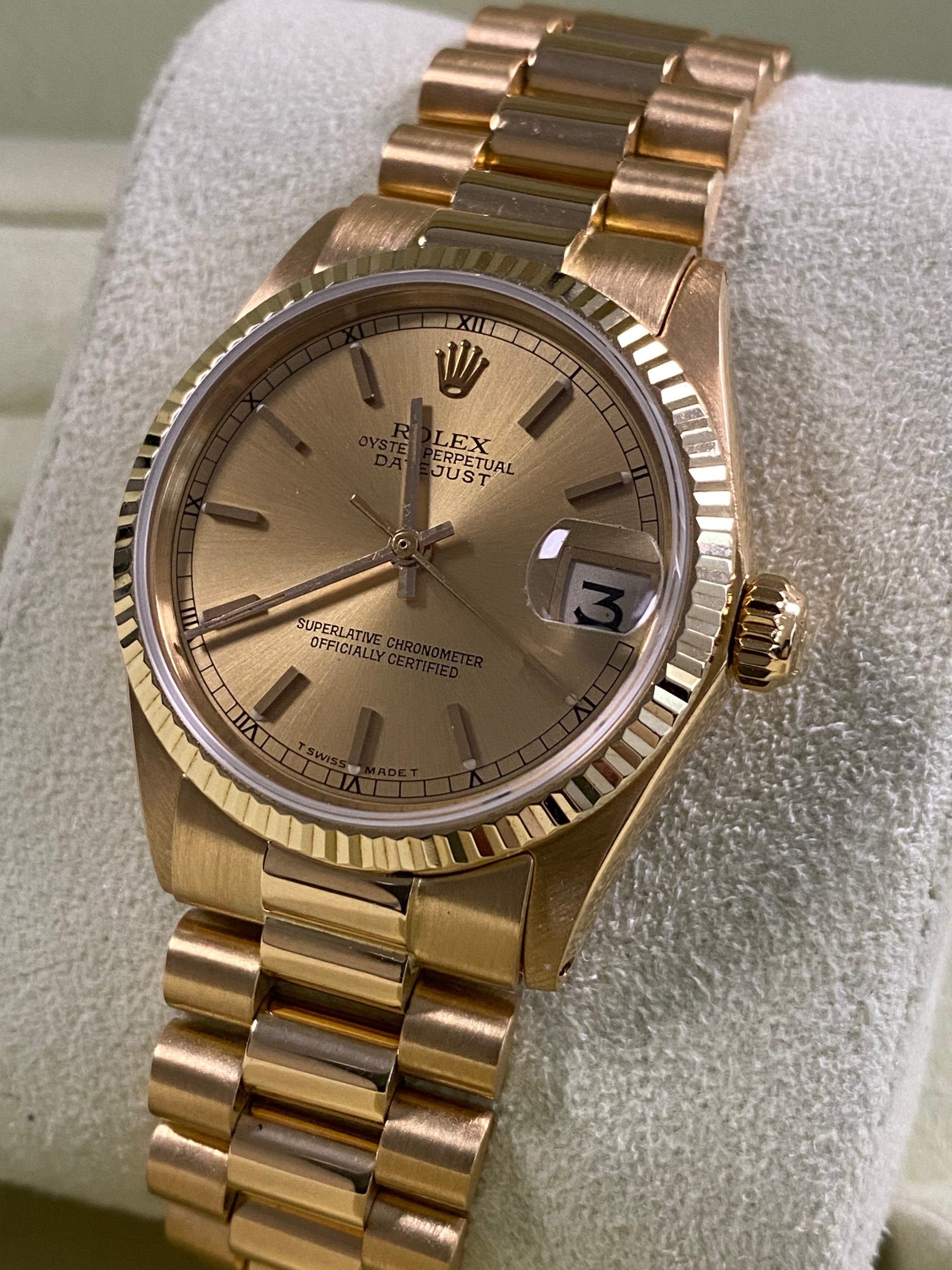Rolex Datejust 31 - 1967 - Champagne Index Dial - President Bracelet - 6827