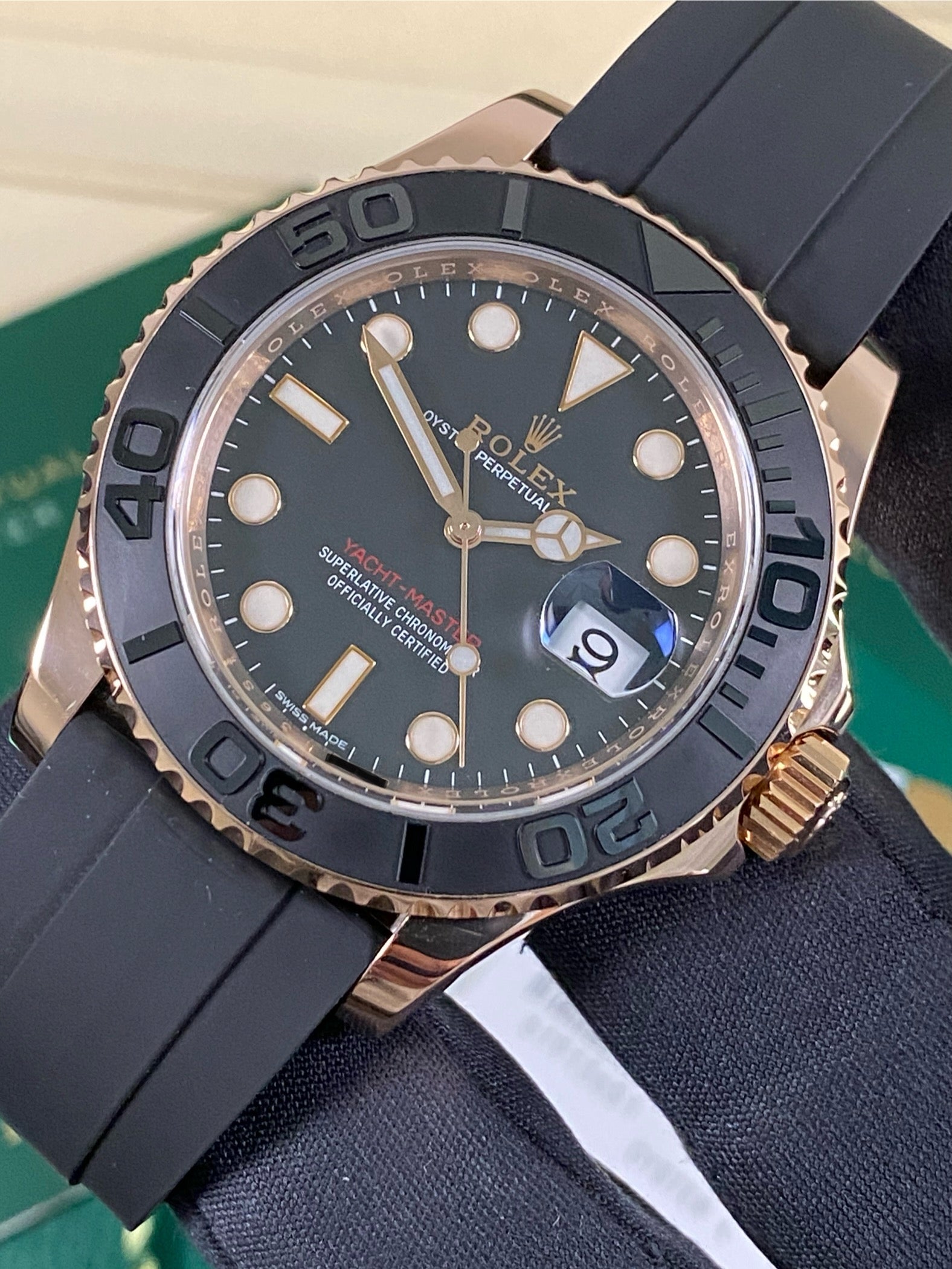 Rolex Yacht-Master 40 - 2017 - Black Dial - 116655 *FULL SET*