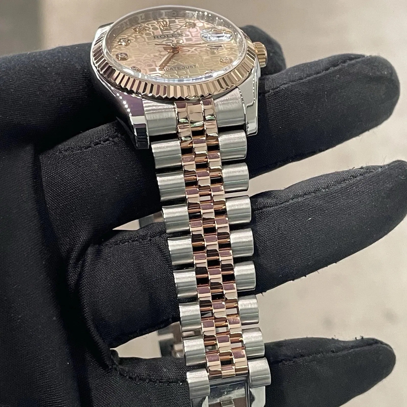 Rolex Datejust 36 Two-Tone / Jubilee-Motif / Diamond-Set / Jubilee 2016 pristine mint