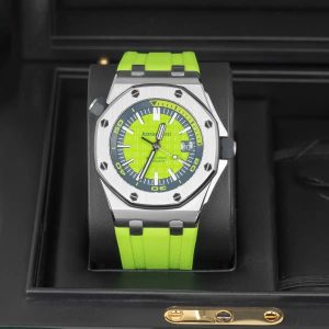 Audemars Piguet 15710ST.OO.A038CA.01 Royal Oak Offshore Diver Green Dial 42mm Watch